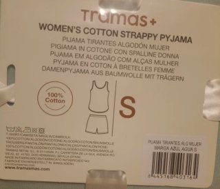 Pijama Verano Mujer TRAMAS Talla S