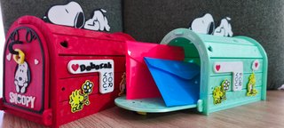 Buzón Snoopy Decorativo Verde