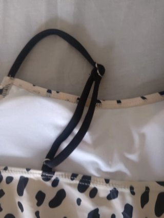 Bikini SHEIN estampado dalmata Talla XL