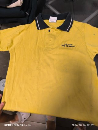 Camiseta Polo Uniforme Bon Salvador Talla 8