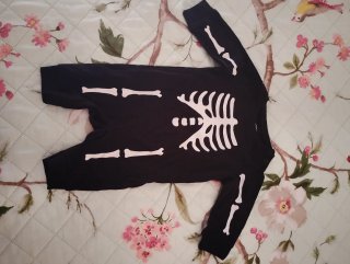 Body esqueleto bebé para Halloween