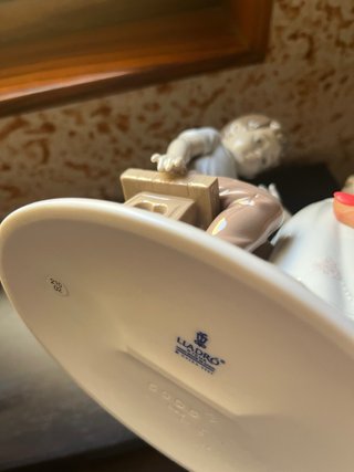 Figura Lladró Niños Corazón Porcelana