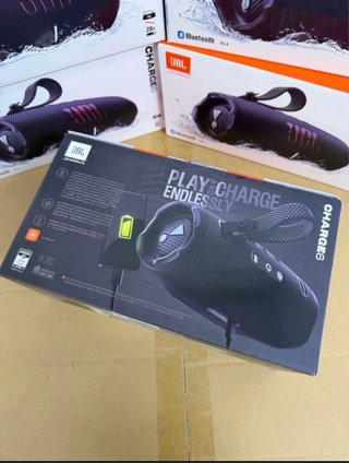 Altavoz JBL Charge 5 Negro y Naranja
