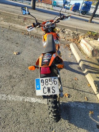 KTM Enduro/Motocross Naranja/Blanca