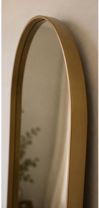 Specchio a figura intera dorato