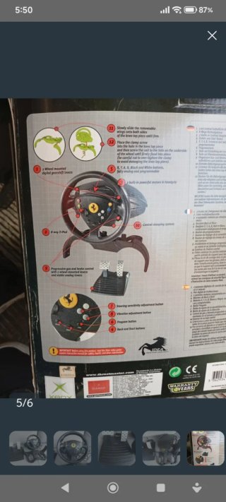 Volante e Pedali Thrustmaster Modena per XBOX 360