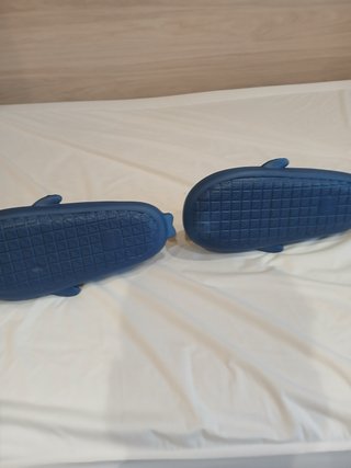 Pantuflas Tiburón Azul