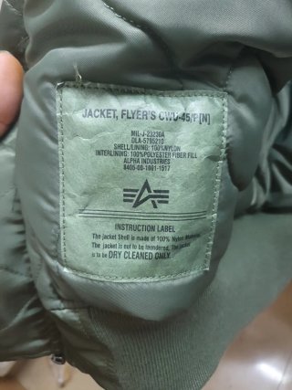 Chaqueta Alpha Industries Verde Talla L