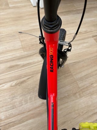 Bicicleta niños aluminio 16 Btwin Racing 900 roja