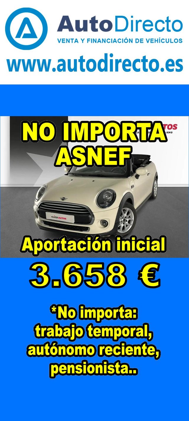 MINI MINI ONE CABRIO 1.5 102CV