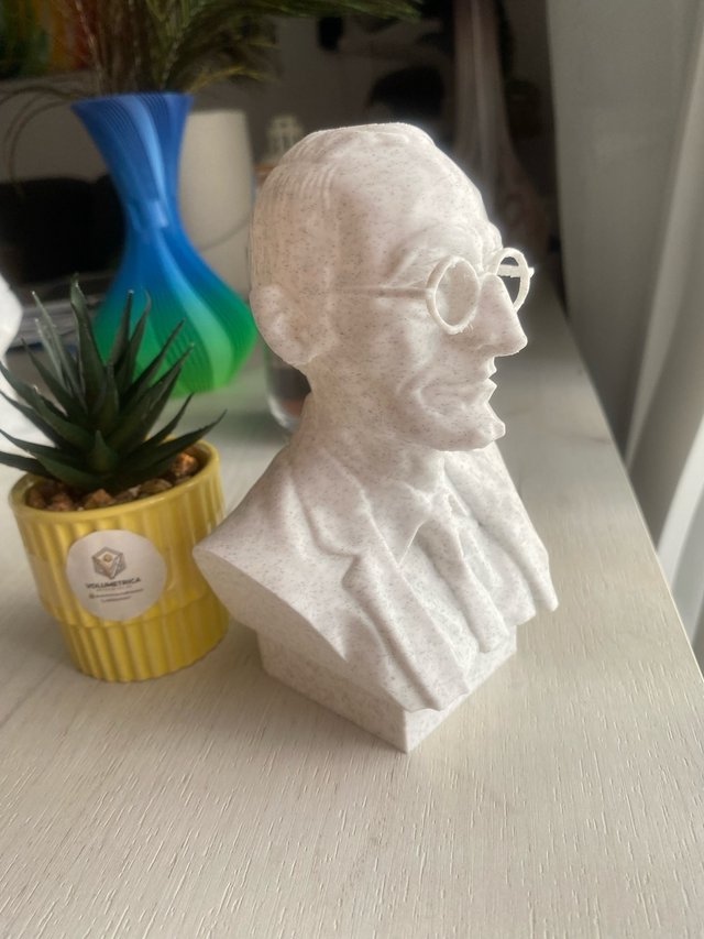 Busto 3D Hermann Hesse - Escritor