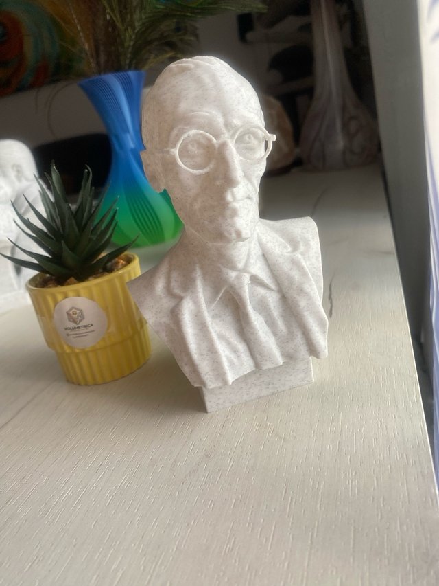 Busto 3D Hermann Hesse - Escritor