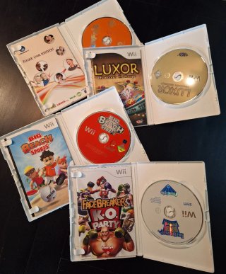 Confezione da 4 giochi originali per Nintendo Wii