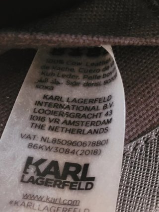 Borsa Karl Lagerfeld nera con tracolla