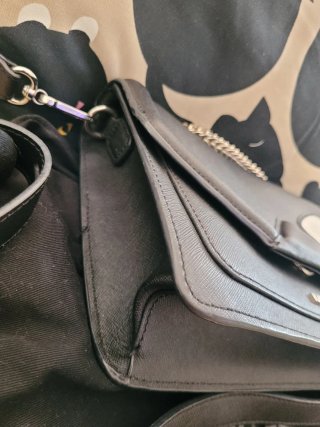 Borsa Karl Lagerfeld nera con tracolla