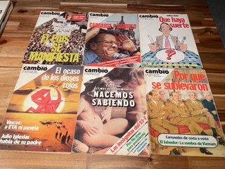 Lote revista Cambio 16