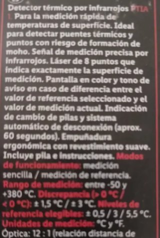 Termómetro Digital