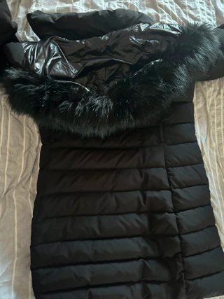Abrigo Zara Negro Talla S