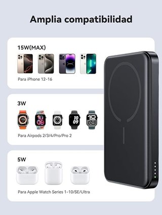 Mavulo Power Bank Magnético 5000mAh