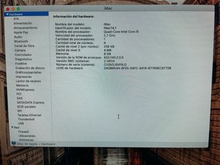 iMac 21,5 2013 Plata