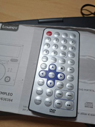 reproductor de DVD portátil de la marca Lazer