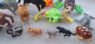 Lote de animales de juguete