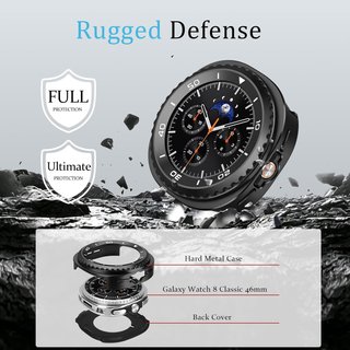 AMIZEE Funda Metálica Galaxy Watch 8 Classic 46mm