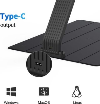 JOYUSING ScanPad100 escáner 13MP A4 OCR USB-C IA