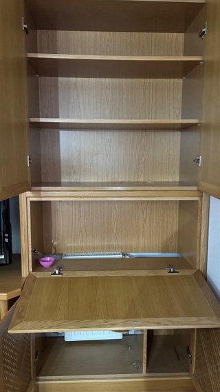 Librería roble a medida