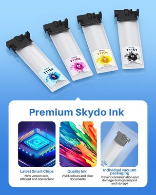SKYDO T11D1-4 pack 4 Epson WorkforcePro C5390-5890