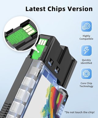 Q‑IMAGE LC527 Pack 4 Tintas Brother MFC-J4350DW