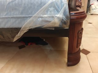 Cama 135cm con somier