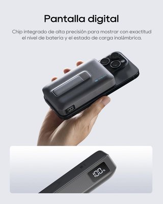 CUKTECH PowerBank 10000mAh Qi2 15W PD 30W USB‑C