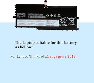 BLESYS Batería L17C4P71 54Wh 15.36V Lenovo X1 Yoga