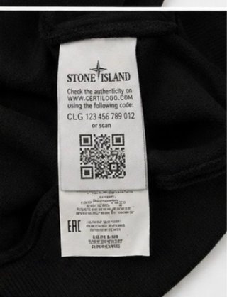 Sudadera Stone Island Negra Logo Relieve