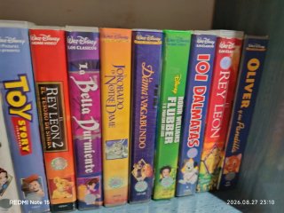 Lote Películas VHS Disney Clásicos, cada peli 2€