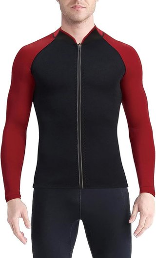 DownLTL Chaqueta Neopreno Hombres 2mm Manga Larga