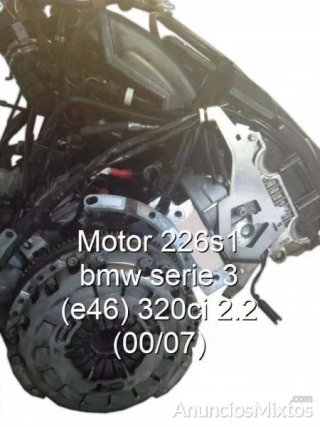 Motor 226s1 bmw serie 3 (e46) 320ci 2.2 (00/07)