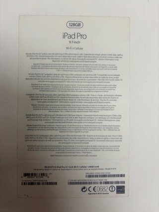 Apple iPad Pro 128 GB Blanco