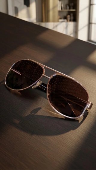 Occhiali da sole aviator Prada di alta gamma