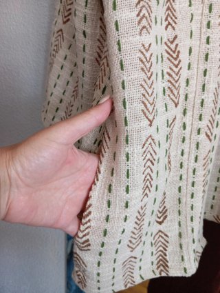 Chaqueta Sumitra beige talla única