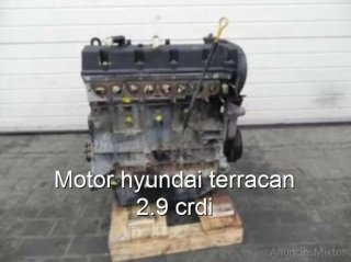 Motor hyundai terracan 2.9 crdi
