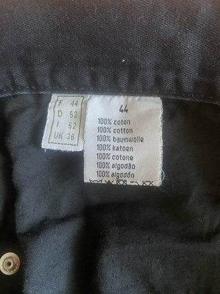 Pantalones chico Lacoste negro
