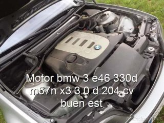 Motor bmw 3 e46 330d m57n x3 3.0 d 204 cv buen est