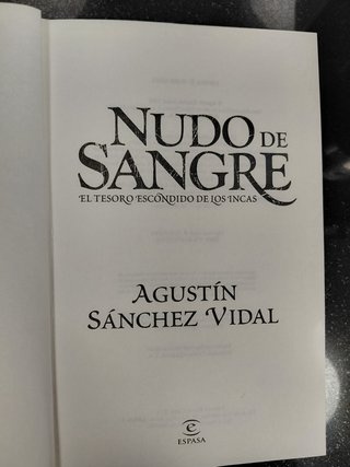 Nudo de sangre. Agustín Sánchez Vidal