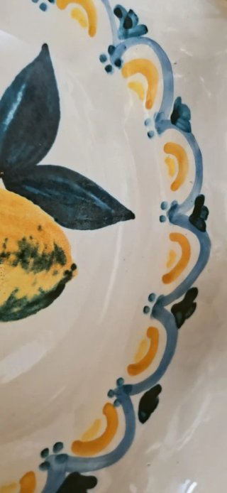 Alzata/centrotavola artigianale Ceramica
