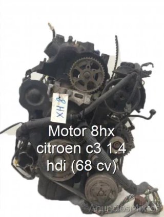 Motor 8hx citroen c3 1.4 hdi (68 cv)