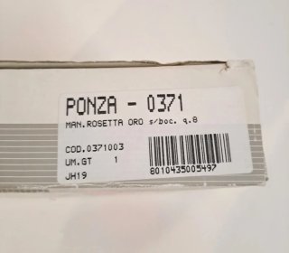 Juego Manillas Roseta Oro Blanco