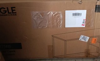 Escritorio Vasagle Madera y Metal LWD47MB
