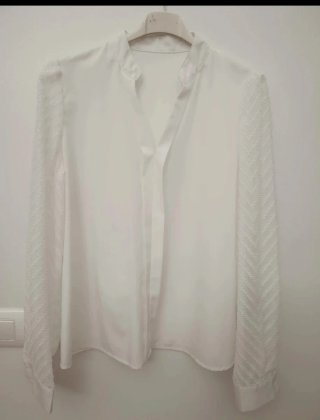 Blusa blanca mujer